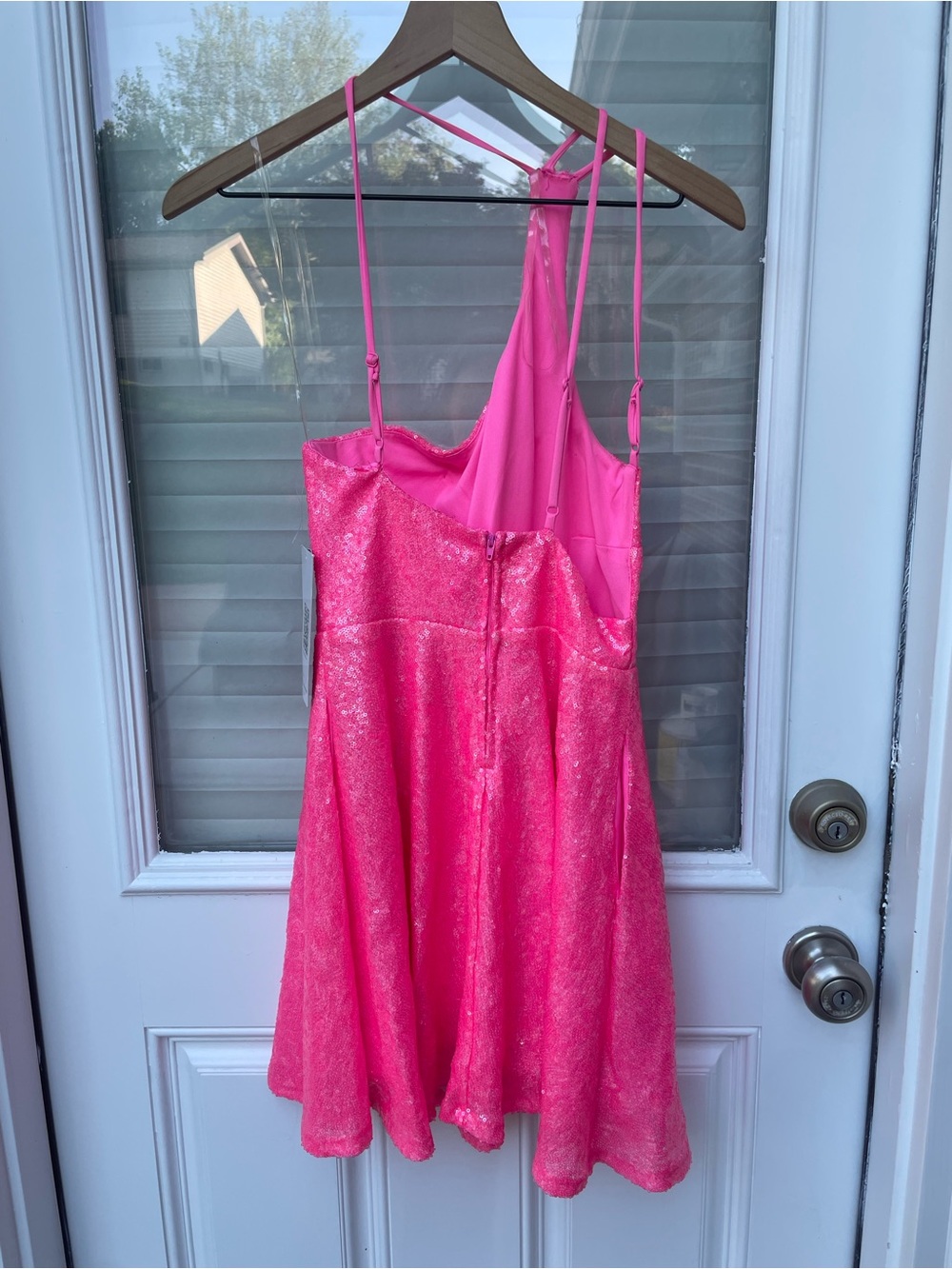 Emerald Sundae Hot Pink Satin Lining Top